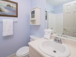 Bedroom 2:  En-suite bath with tub/shower combo